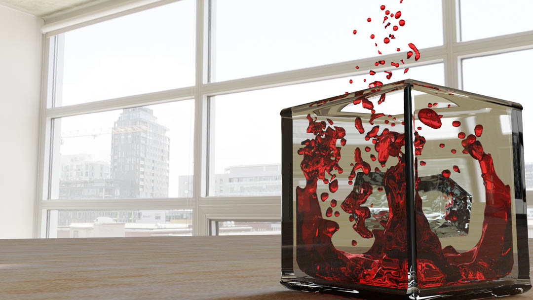 Glass Splash - 3d Model by KARMA Creation