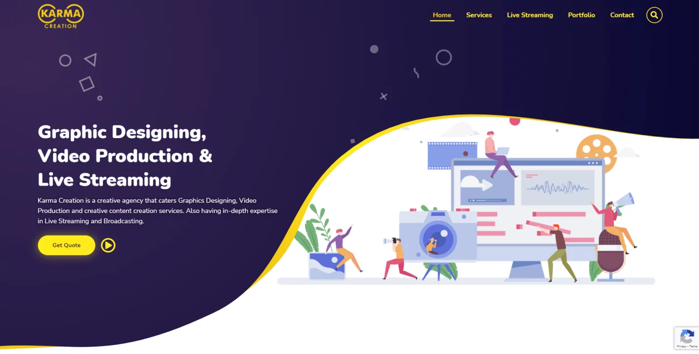 KARMA Creation Website Template by KARMA Creation
