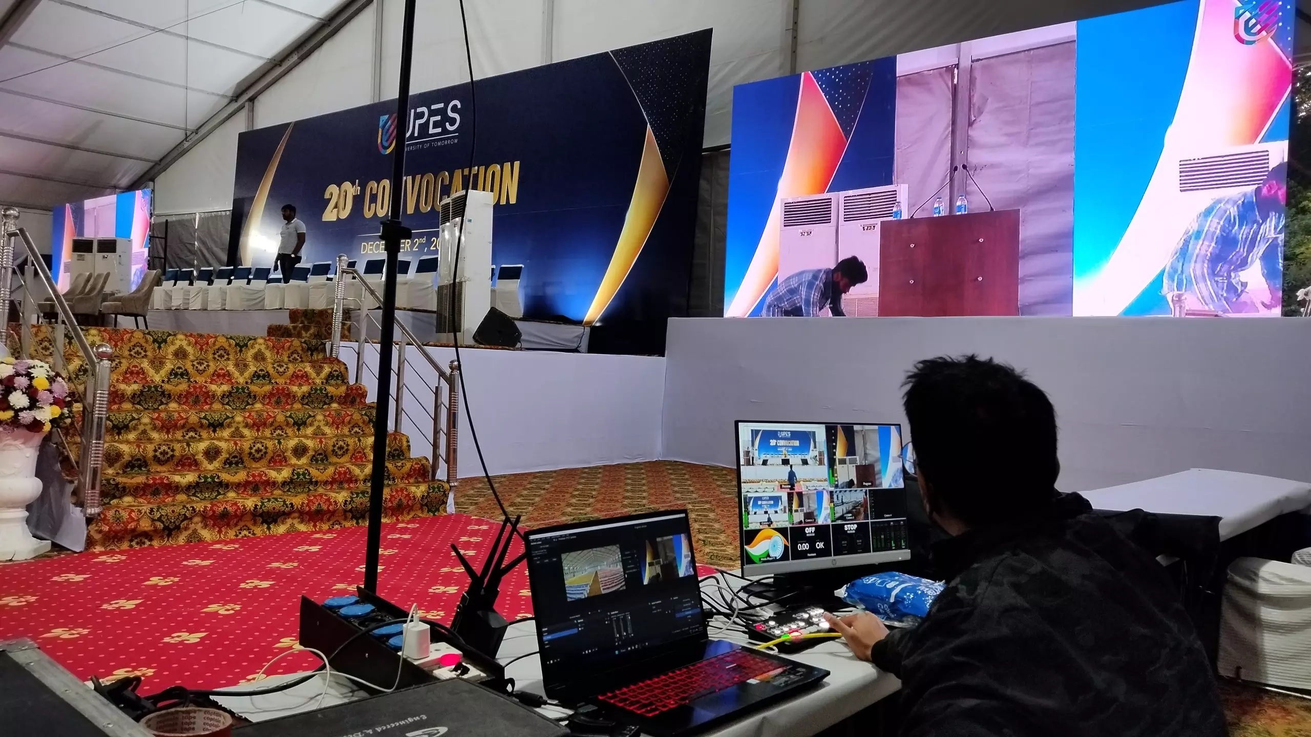 UPES Convocation Live Streaming by KARMA Creation